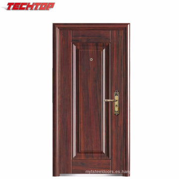 TPS-116 puerta de madera de acero moderna de alta calidad con manija dividida